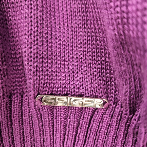 Geiger L Purple Cardigan - Picture 6 of 6